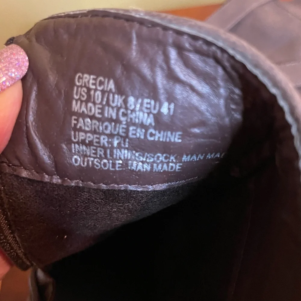 Just Fab Brown Boots - Size 10 - Picture 9 of 13